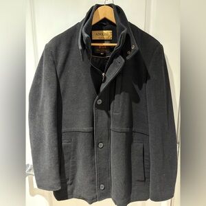 Men's Wool & Cashmere Blend Winter Coat